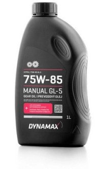 503076 Масло трансмісійне DYNAMAX HYPOL 75W85 GL 5 (1L) DYNAMAX подбор по vin на Brocar