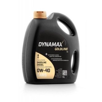 502715 Масло моторне DYNAMAX GOLDLINE FS 0W40 (5L) DYNAMAX підбір по vin на Brocar