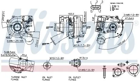 93534 Турбокомпресор First Fit NISSENS підбір по vin на Brocar