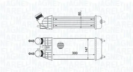 351319204470 Інтеркулер MAGNETI MARELLI підбір по vin на Brocar