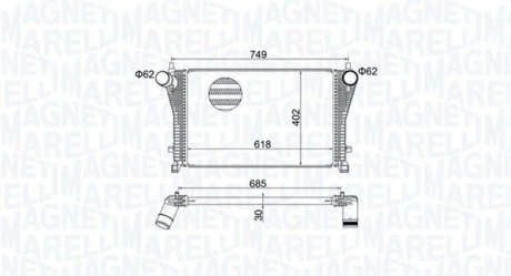 351319205370 Інтеркулер MAGNETI MARELLI подбор по vin на Brocar