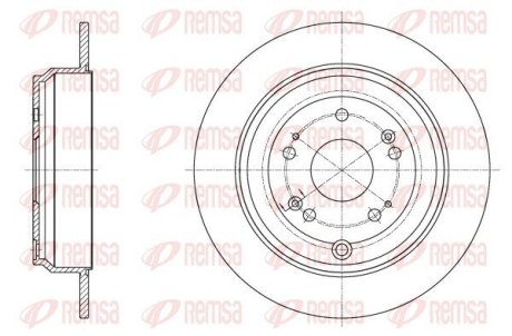 6251500 Диск гальмівний REMSA подбор по vin на Brocar