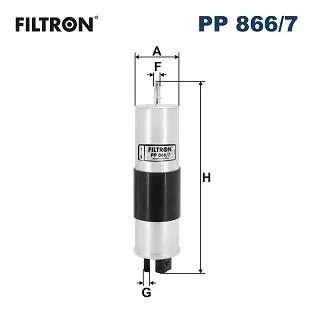 PP8667 Фільтр палива FILTRON підбір по vin на Brocar