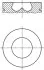 Поршень з кільцями FORD 90.4 TRANSIT 2.4 TDCI 2004- (вир-во MAHLE) 013 PI 00107 002