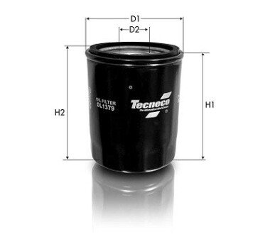 OL1379 Фiльтр масляний передн/задн. двигуна Tesla Model S, 3, X, Y 15- TECNECO подбор по vin на Brocar