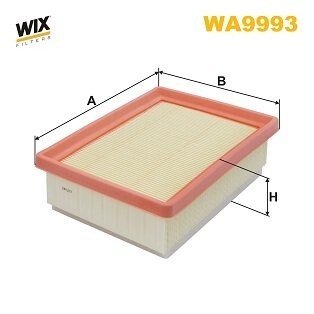 WA9993 Фільтр повітря WIX FILTERS підбір по vin на Brocar