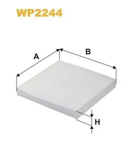 WP2244 Фільтр салона WIX FILTERS подбор по vin на Brocar