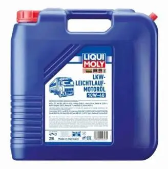 4743 Олива моторна LKW LeichtlaufMotoroil 10W-40, 20л. LIQUI MOLY підбір по vin на Brocar