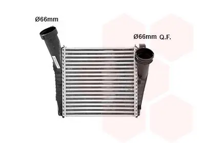 58004234 Інтеркулер CAYENNE/TOUAREG 02-07 (Van Wezel) VAN WEZEL підбір по vin на Brocar