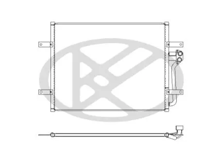 CD451062 Радіатор кондиціонера KOYO підбір по vin на Brocar