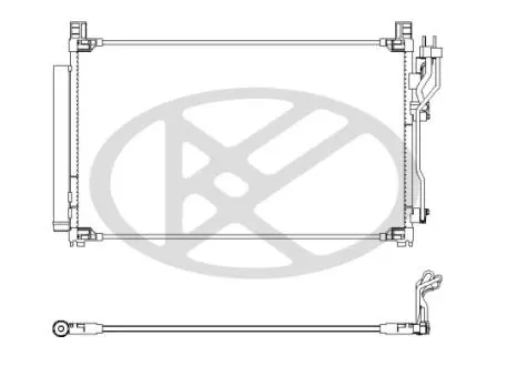 CD810901 Радіатор кондиціонера KOYO підбір по vin на Brocar