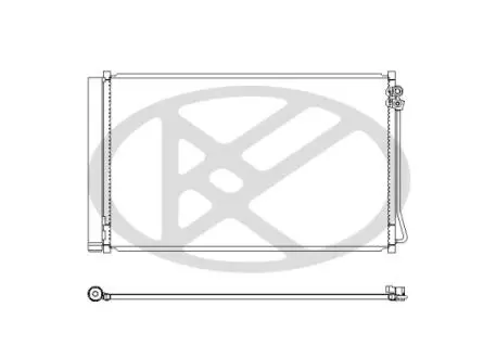 CD411053 Радіатор кондиціонера KOYO підбір по vin на Brocar