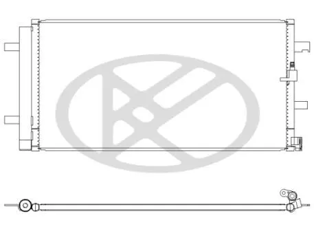 CD440877 Радіатор кондиціонера KOYO підбір по vin на Brocar