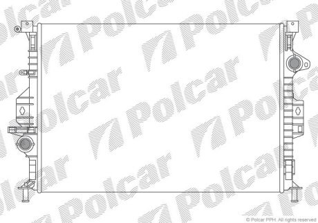 3219083X Радіатори охолодження POLCAR подбор по vin на Brocar