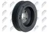 RKPFT006 Шків колінвала Fiat Ducato 2.2/2.3JTD 03- NTY підбір по vin на Brocar