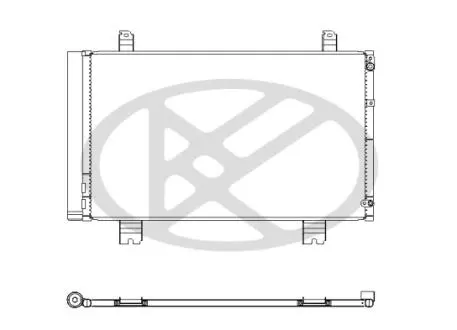 CD010889 Радиатор, охлаждения дивгателя KOYO подбор по vin на Brocar