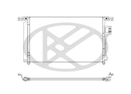 CD810521 Радіатор KOYO підбір по vin на Brocar