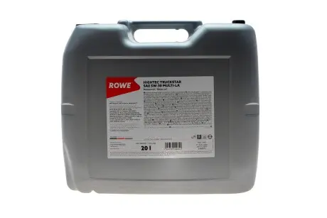 20234020099 Олива моторна HIGHTEC TRUCKSTAR SAE 5W-30 MULTI-LA (20 L) ROWE підбір по vin на Brocar
