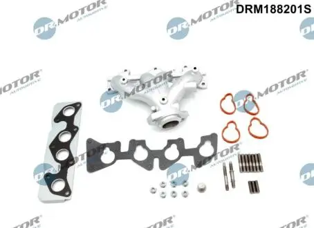 DRM188201S Колектор випускний в комплекті з кріпленням і прокладками DR.MOTOR підбір по vin на Brocar