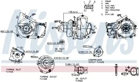 93502 Турбокомпресор First Fit NISSENS подбор по vin на Brocar