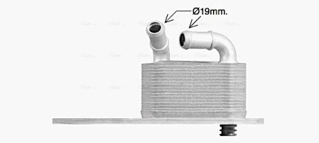 FD3666 Охолоджувач оливи AVA COOLING подбор по vin на Brocar