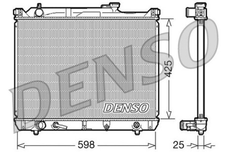 DRM47021 Датчик ABS, передний DENSO підбір по vin на Brocar