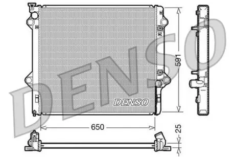 DRM50046 Датчик ABS, передний DENSO подбор по vin на Brocar