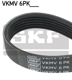 VKMV6PK1662 Поліклиновий ремінь SKF підбір по vin на Brocar