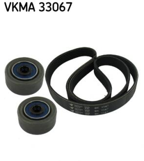 VKMA33067 Поліклиновий ремінь SKF підбір по vin на Brocar