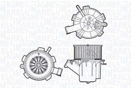 069412706010 Вентилятор салона MAGNETI MARELLI підбір по vin на Brocar