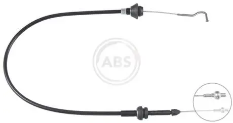 K37500 Тросик газа A.B.S. підбір по vin на Brocar