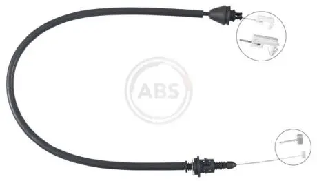 K37540 Тросик газа A.B.S. підбір по vin на Brocar