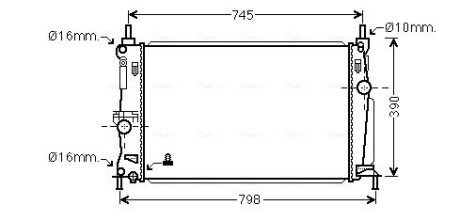 MZ2254 Датчик ABS, передний AVA COOLING підбір по vin на Brocar