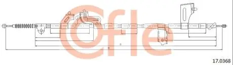 92170368 Трос, стояночная тормозная система COFLE підбір по vin на Brocar