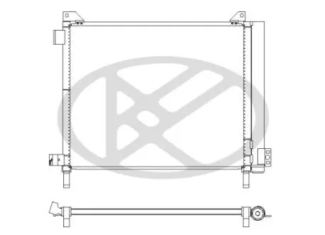 CD021021 Радиатор, охлаждения дивгателя KOYO подбор по vin на Brocar