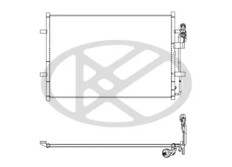 CD060931 Радиатор, охлаждения дивгателя KOYO подбор по vin на Brocar