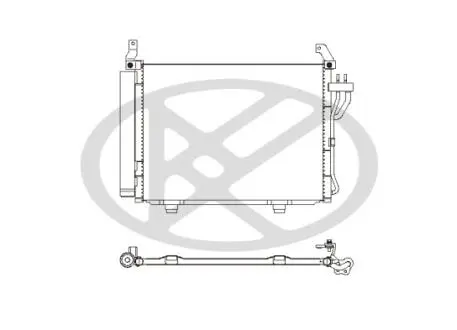 CD810549 Радиатор, охлаждения дивгателя KOYO подбор по vin на Brocar