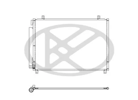 CD101096 Радиатор, охлаждения дивгателя KOYO підбір по vin на Brocar