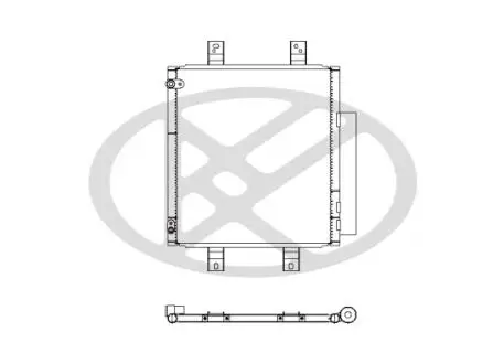 CD010356M Радиатор, охлаждения дивгателя KOYO підбір по vin на Brocar