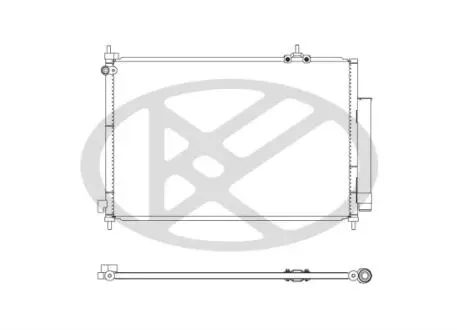 CD080773 Радиатор, охлаждения дивгателя KOYO подбор по vin на Brocar