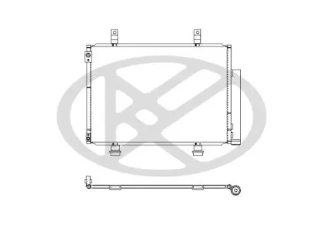 CD100629 Радиатор, охлаждения дивгателя KOYO підбір по vin на Brocar