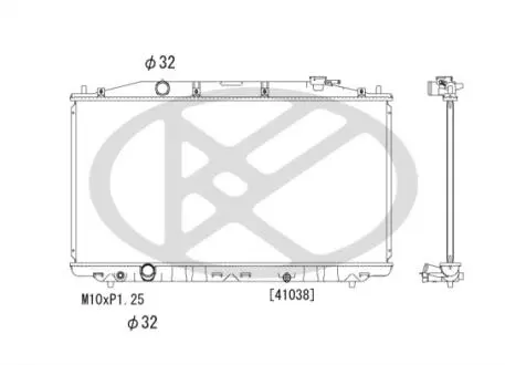 PL082841 Радиатор, охлаждения дивгателя KOYO купити з гарантією на Brocar PL082841 Радиатор, охлаждения дивгателя KOYO підбір по vin на Brocar