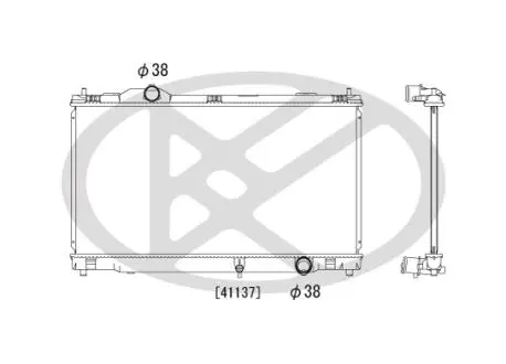 PL011937 Радіатор системи охолодження KOYO підбір по vin на Brocar