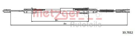 107812 Трос, стояночная тормозная система METZGER подбор по vin на Brocar