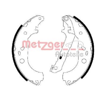 MG211 Комплект тормозных колодок METZGER подбор по vin на Brocar