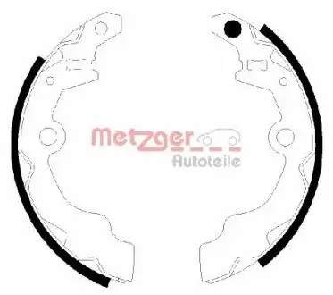 MG943 Комплект тормозных колодок METZGER підбір по vin на Brocar