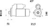 MS759 Стартер MAHLE / KNECHT підбір по vin на Brocar