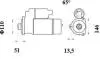 MS759 Стартер MAHLE / KNECHT підбір по vin на Brocar