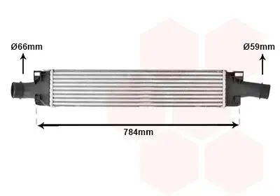 03014707 Інтеркулер Audi A4 2.0 TDSi 15+ (Van Wezel) VAN WEZEL підбір по vin на Brocar
