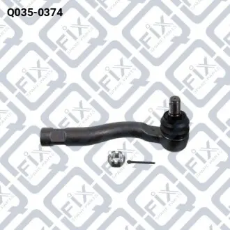 Q0350374 Накінечник рульової тяги (лівий) Q-FIX підбір по vin на Brocar
